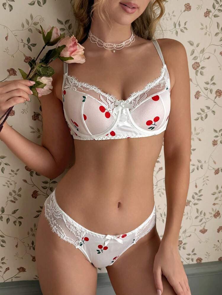 CottageSlumber lace lingerie set — SayFrey Pakistan